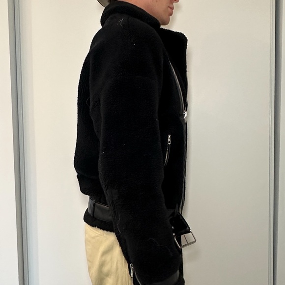 Black Sherpa jacket - Picture 3 of 4
